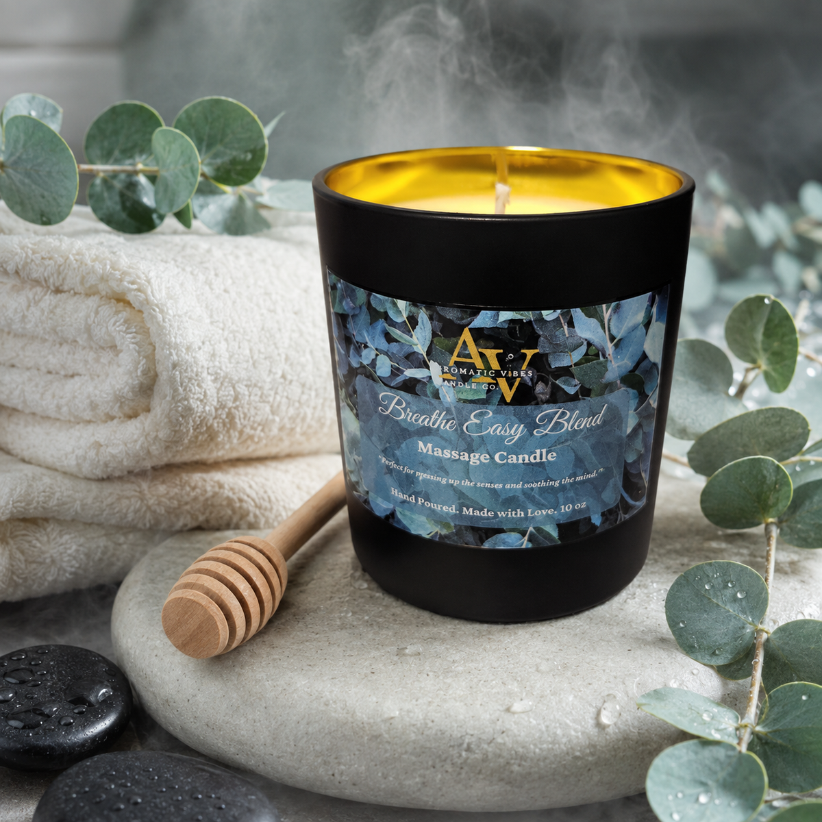 Breathe Easy Blend Massage Candle