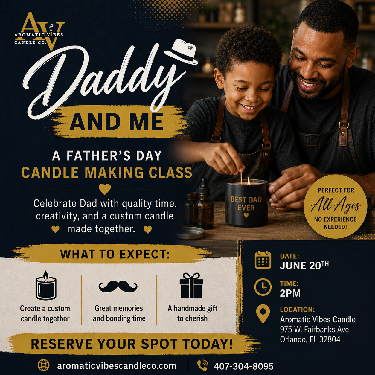 Daddy & Me Candle Making