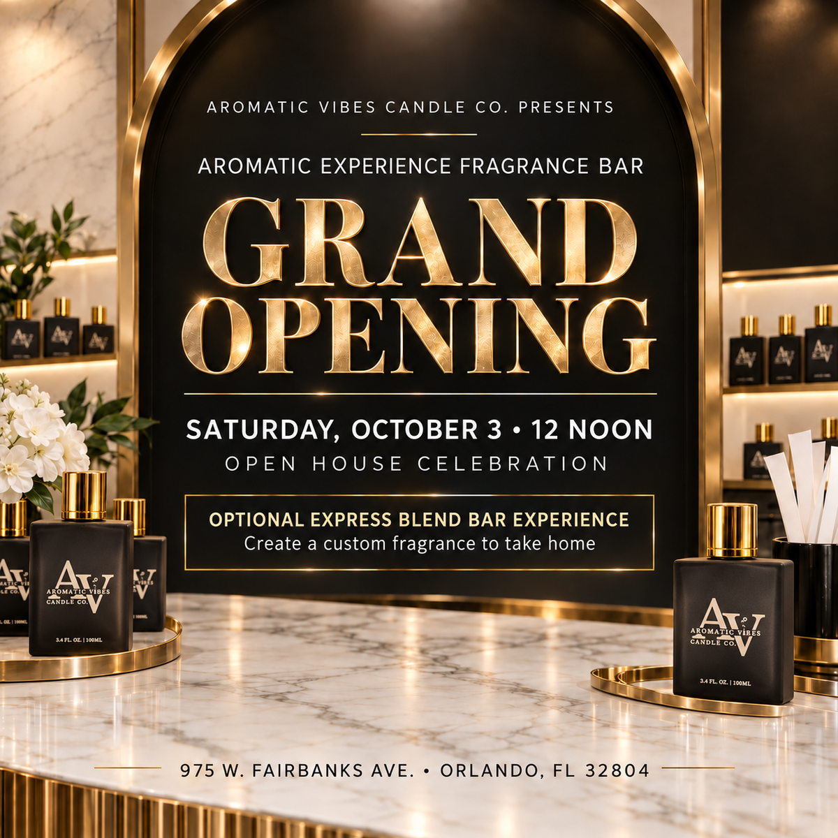GRAND OPENING Fragrance Bar