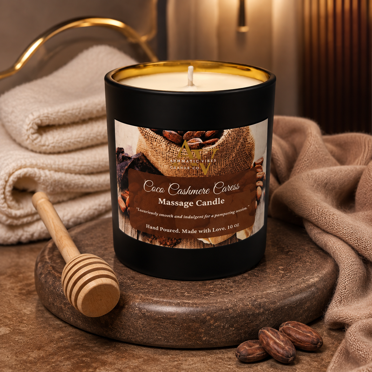 Coco Cashmere Caress Massage Candle