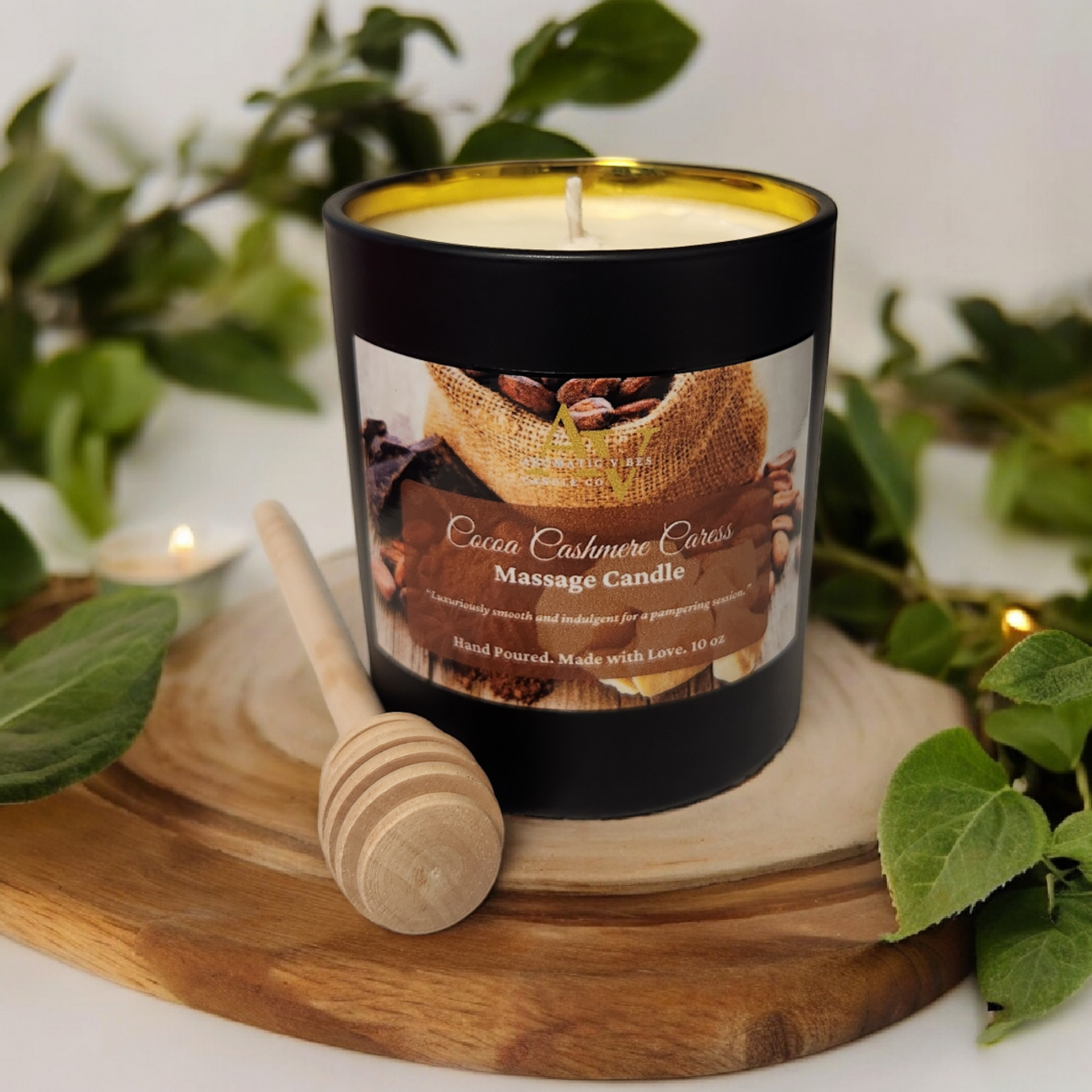 10oz massage candle cocoa