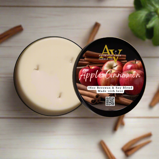 16 oz apple cinnamon soy candle