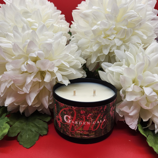 8oz floral soy candle