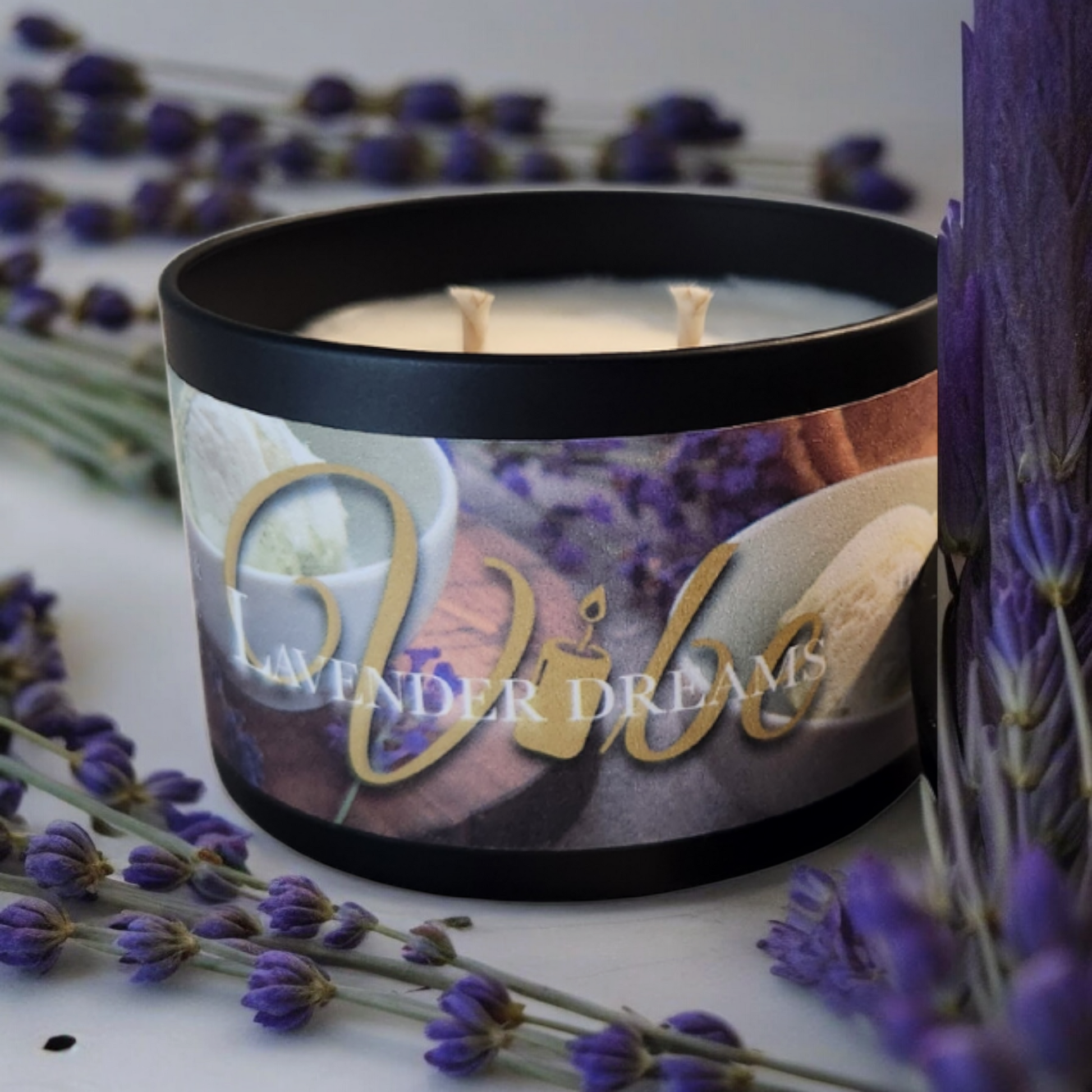 8oz lavender soy candle