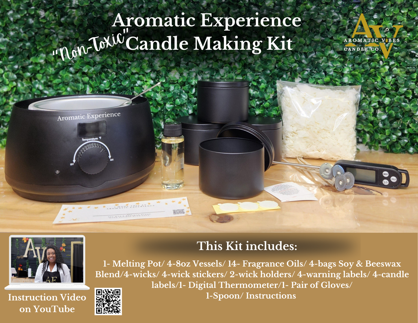 Aromatic Experience Non-Toxic Candle Making Kit