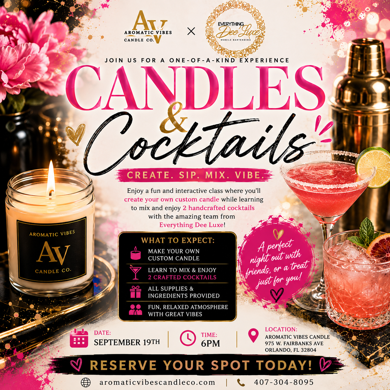Candles & Cocktails