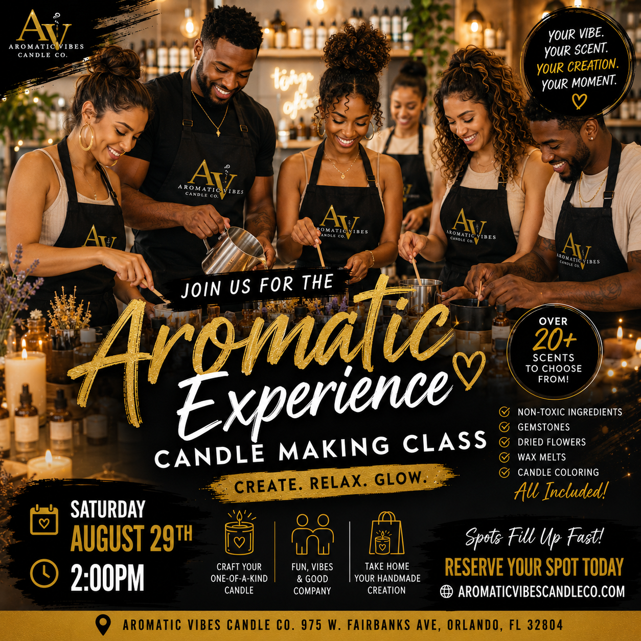 Aromatic Experience Candle Making
