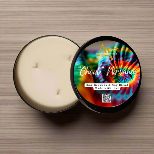 patchouli scented soy candle