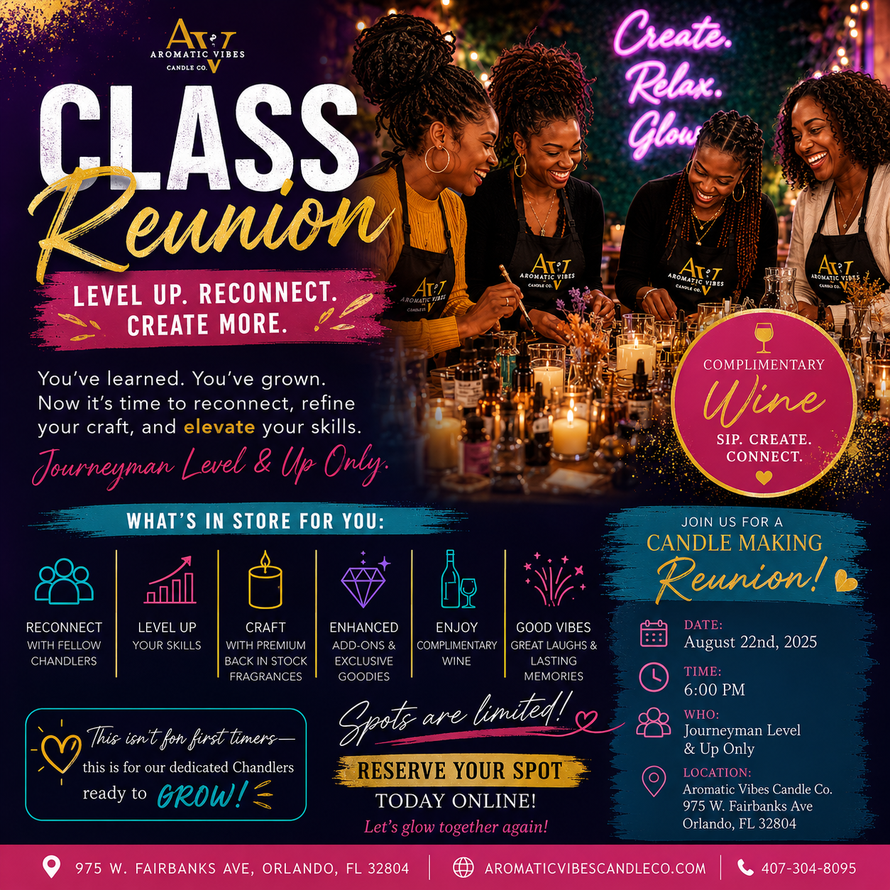 Class Reunion Candle Making