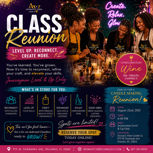 Class Reunion Candle Making