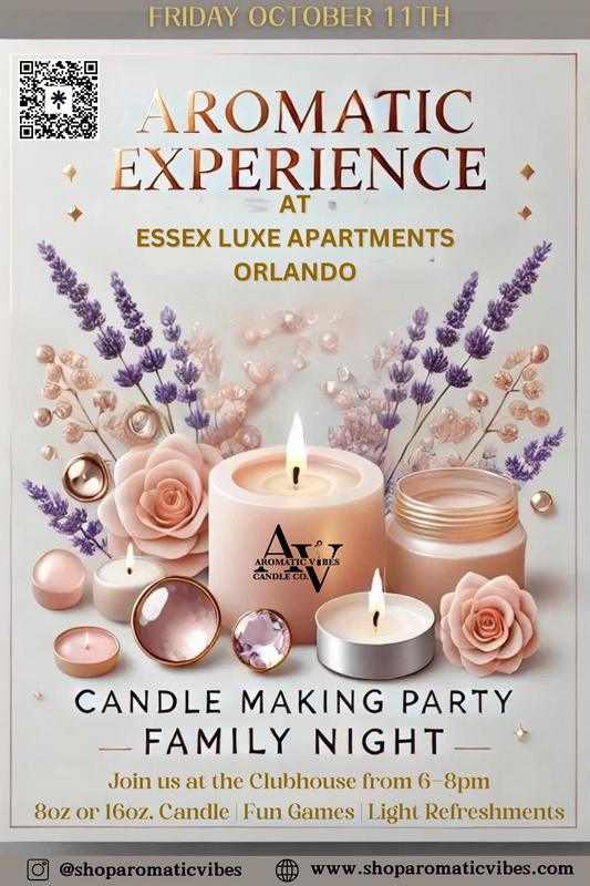 Aromatic Experience Candle Making Party: Family Night at Essex Luxe Apartments