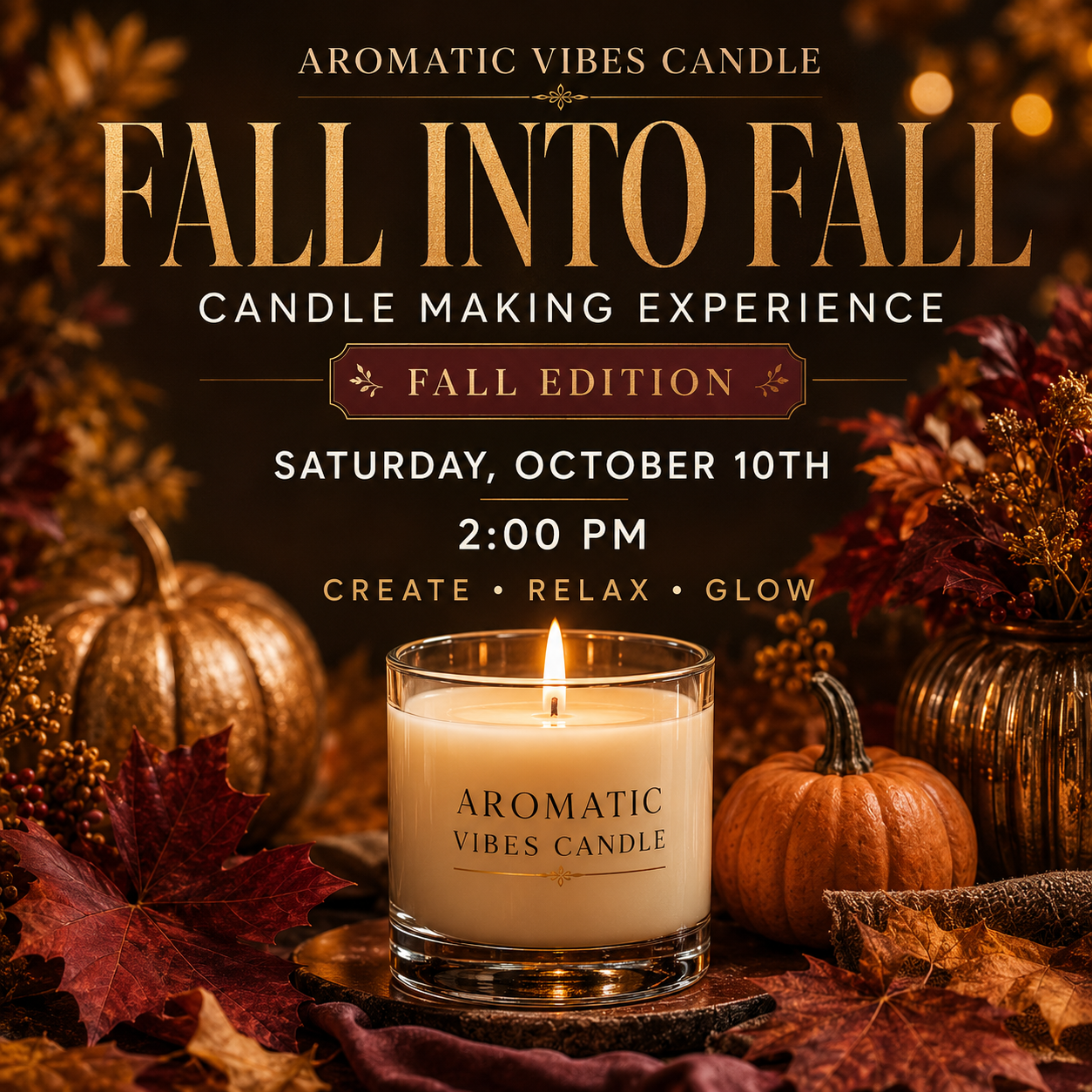 Fall Into Fall Candle Making