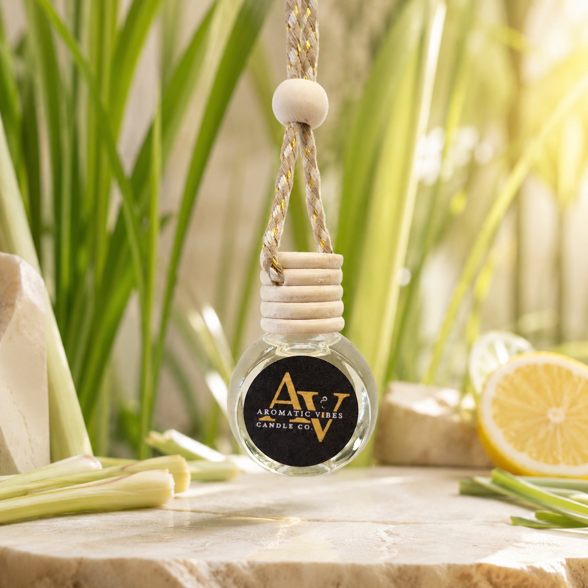Lemongrass Breeze Car Diffuser