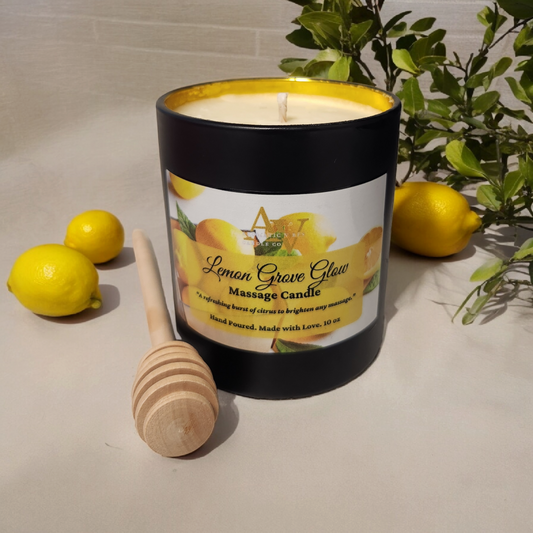 Lemon Grove Glow Massage Candle