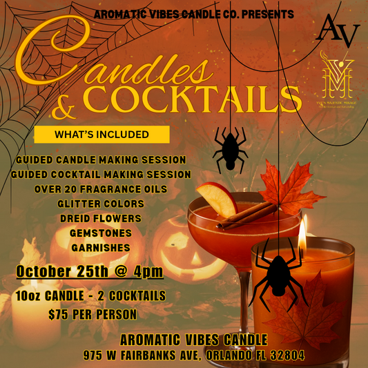 Candles & Cocktails Halloween Edition